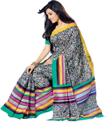 

Sunaina Printed Daily Wear Synthetic Saree(Multicolor)