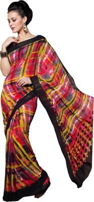 

Parisha Printed Daily Wear Georgette Saree(Pack of 2, Multicolor), Multi