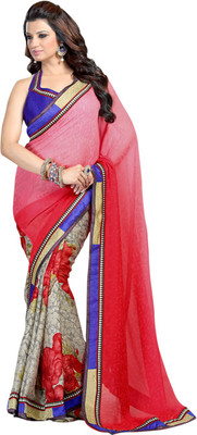 

Saara Floral Print Fashion Jacquard Saree(Multicolor)