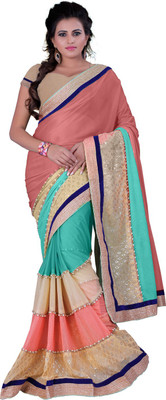 

Fashiondeal Self Design Fashion Georgette Saree(Multicolor)