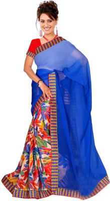 

Vardan Prints Printed Bollywood Chiffon Saree(Multicolor)