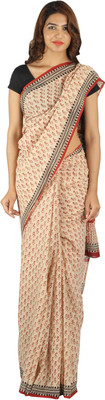 

Khatri Creations Printed Daily Wear Handloom Cotton Saree(Red)