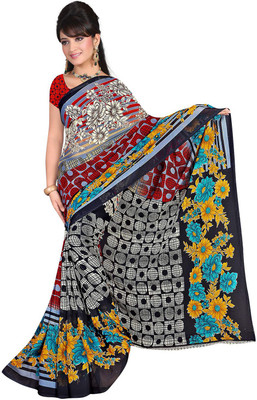 

Ishin Printed Fashion Georgette Saree(Multicolor)