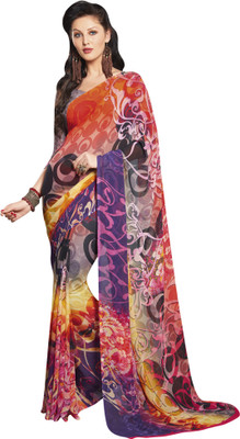 

Vishal Self Design Bollywood Georgette Saree(Multicolor)