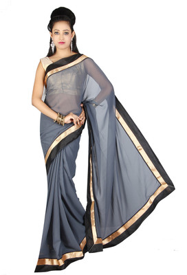 

Anushree Saree Self Design Fashion Chanderi Saree(Multicolor), Black