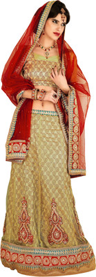 

Chirag Sarees Self Design Fashion Brocade Saree(Multicolor)