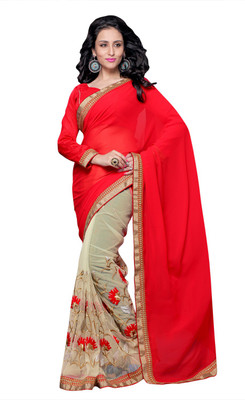 

Suvastram Embroidered Fashion Georgette Saree(Multicolor)