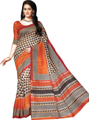 

Banjaraindia Woven Fashion Handloom Art Silk Saree(Orange)
