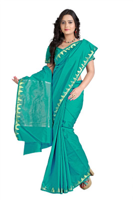 

E-Vastram Woven Fashion Art Silk Saree(Green)