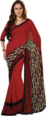 

Party Wear Dresses Printed Fashion Pure Chiffon Saree(Multicolor), Multicolor459