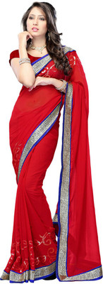 

Party Wear Dresses Printed Fashion Chiffon Saree(Multicolor)