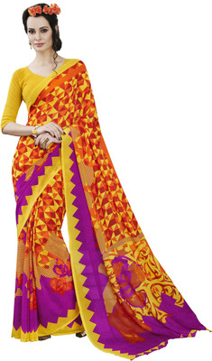 

Khoobee Self Design, Printed Fashion Georgette Saree(Orange, Yellow, Pink, Multicolor), Multicolor;orange;pink;yellow