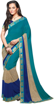 

Vishal Self Design Bollywood Georgette Saree(Multicolor)
