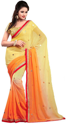 

Indian Wear Online Printed Fashion Chiffon Saree(Multicolor), Multicolor633