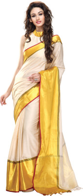 

Sunaina Striped Fashion Cotton Saree(Multicolor)