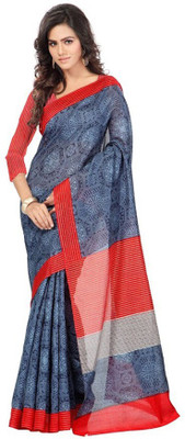 

Kintu Designs Pvt. Ltd. Printed Fashion Silk Saree(Multicolor)