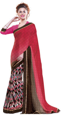 

Ridham Sarees Printed Fashion Handloom Georgette Saree(Multicolor)