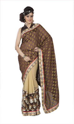 

Indian Wear Online Embroidered Fashion Net Saree(Multicolor)