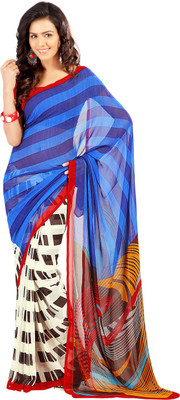

Party Wear Dresses Printed Fashion Art Silk Saree(Multicolor), Multicolor318