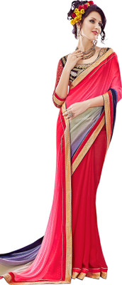 

Jiya Self Design, Embroidered, Embellished Fashion Georgette, Jacquard Saree(Red, Brown, Multicolor), Brown;multicolor;red