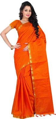 

Mimosa Woven Kanjivaram Art Silk Saree(Gold)