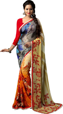 

Ewows Printed Fashion Georgette Saree(Multicolor)