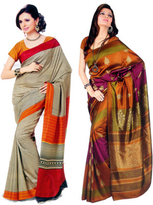 56% OFF on SUNAINA Printed Daily Wear Art Silk Saree(Pack of 2, Multicolor) 56% OFF on SUNAINA Printed Daily Wear Art Silk Saree(Pack of 2, Multicolor)