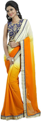 

Indian Wear Online Embroidered Fashion Georgette Saree(Multicolor)