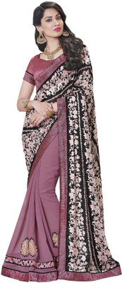 

Desi Butik Embroidered Fashion Georgette Saree(Multicolor)