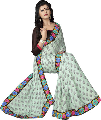 

Khoobee Self Design, Printed Fashion Satin, Jacquard Saree(Dark Green, Black, Brown), Black;brown;dark green