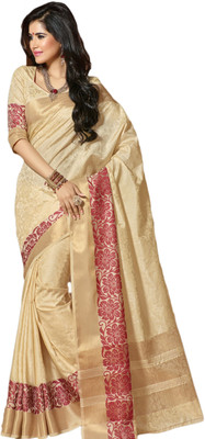 

M.S.Retail Embellished Kanjivaram Silk Saree(Gold)
