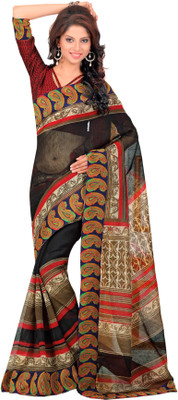

Sunaina Printed Fashion Art Silk Saree(Multicolor)