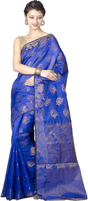 

Chandrakala Woven Banarasi Art Silk Saree(Blue)