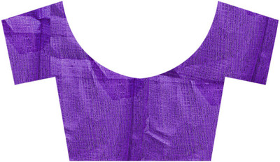 

Indian Wear Online Printed Fashion Cotton Saree(Purple)