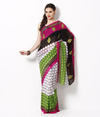 

AVR FASHIONS Printed Daily Wear Jute Saree(Multicolor)