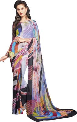 

Vishal Self Design Bollywood Georgette Saree(Multicolor)