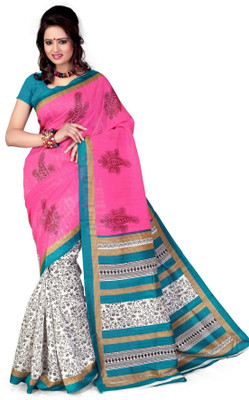

Cenizas Printed Fashion Cotton Saree(Multicolor), Green