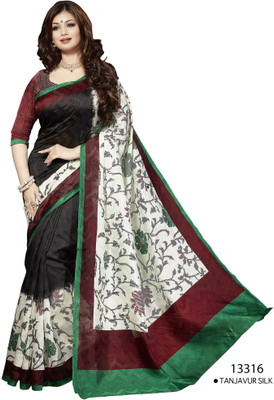 

Sunaina Printed Fashion Art Silk Saree(Multicolor)