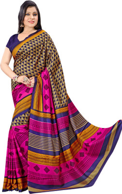 

Sunaina Printed Fashion Art Silk Saree(Multicolor)