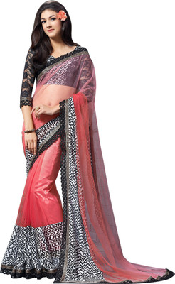 

Brijraj Embellished Fashion Georgette Saree(Pink), Salmon pink