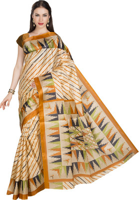 

Ishin Printed Fashion Art Silk Saree(Multicolor)