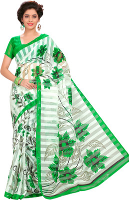 

Sunaina Printed Fashion Silk Cotton Blend Saree(Multicolor)