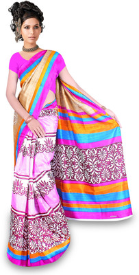

Softdeal Printed Bollywood Cotton Saree(Multicolor)