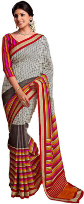 

Shree Vardhman Printed Bollywood Art Silk Saree(Multicolor), Multi