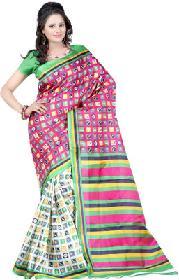 

Anushree Saree Self Design Bhagalpuri Khadi Saree(Multicolor)