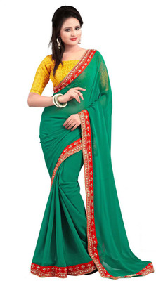

Indian Wear Online Printed Fashion Georgette Saree(Multicolor), Multicolor637