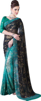

Suvastram Printed Fashion Georgette Saree(Multicolor)
