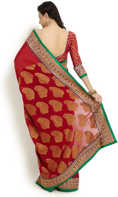 

Soch Solid Fashion Satin Saree(Maroon)