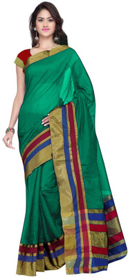 

Suvastram Woven Fashion Art Silk Saree(Green)