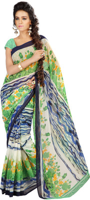 

Stylish Girls Printed Fashion Georgette Saree(Multicolor), Multicolor125
